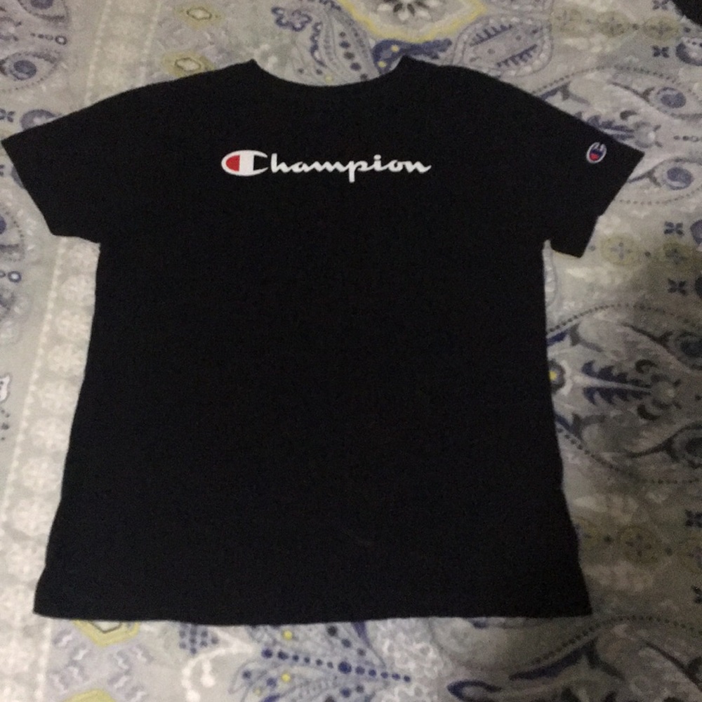 Champion Black T-Shirt